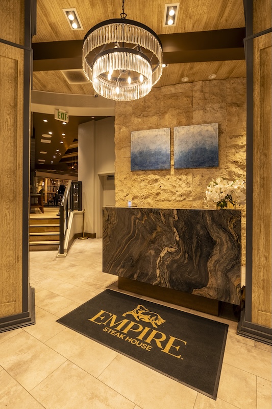 Entrance to Empire Steak House Hawaii at the Ilikai Hotel & Luxury Suites on Ala Moana Boulevard, Honolulu