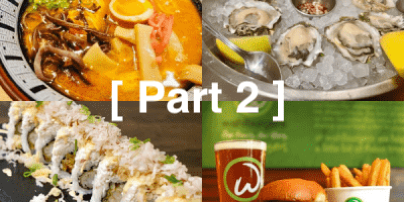 New Eatery Openings in August 2022!  (Part 2)  Dessert galore, along with a creative sushi omakase and a new Peruvian spot