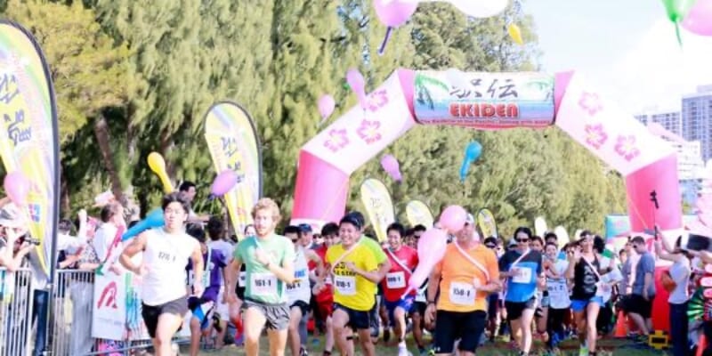 Hawaii’s Recreational Relay Race, the Honolulu Rainbow EKIDEN is back in 2024!